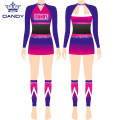 Dandy personnalisée Sublimated Cheer Uniforms Cheerleader Uniforms pas cher pour le lycée