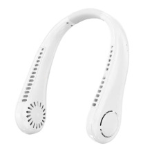 Fashionable Electric Bladeless Neck Fan with Light Portable Design for Household Hotel Use Three-Speed Hands-Free Car RV Sports