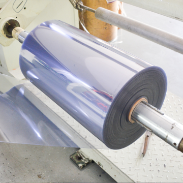 Film vinyl Polyvinyl Chioride Clear PVC untuk pengemasan