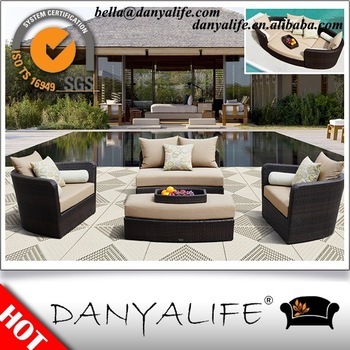 DYSF-D4604 Danyalife New Synthesis Wicker Terrace Lounge Bed