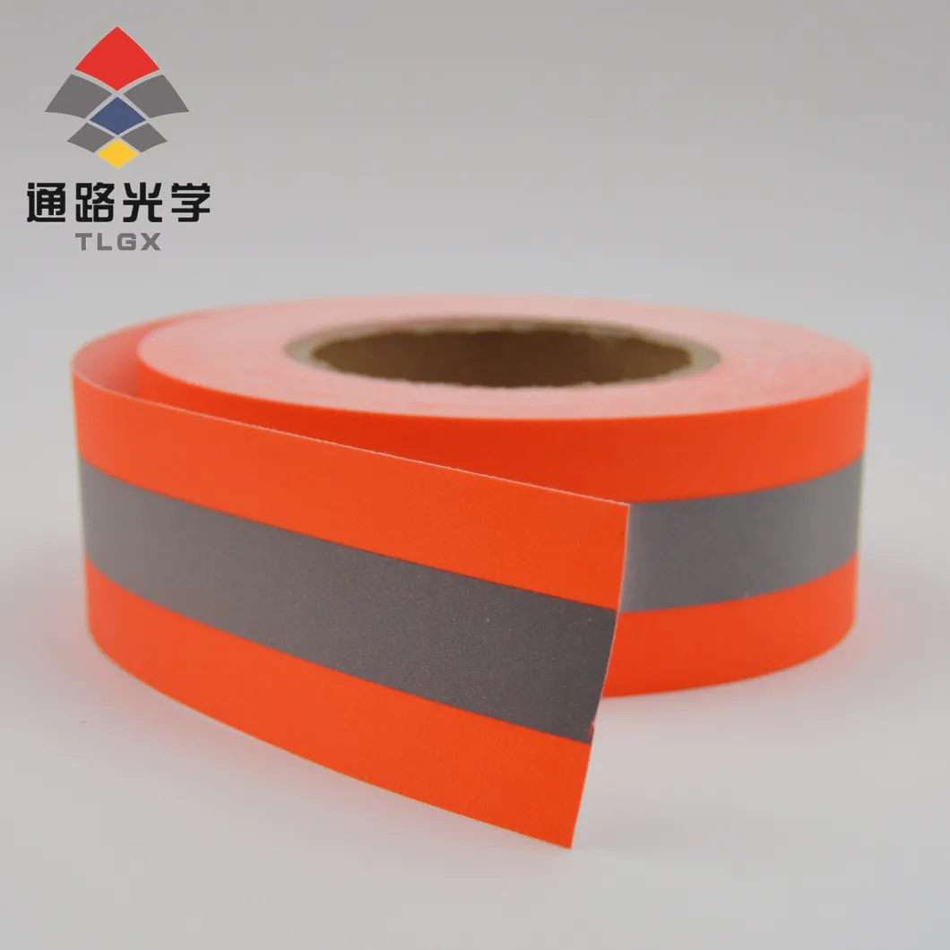 High Quality Fluo Yellow Fr Reflecting Tape Flame Retardant Material