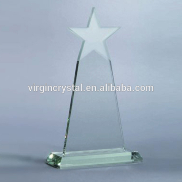 Wholesale Blank Glass Star Awards With Big Discount For New Customer In New Year