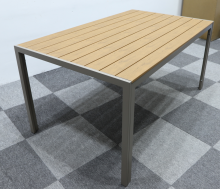 Transferred Print Alum Plastic Rectangular Outdoor Table