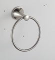Nuevo diseño de anillo de toalla de aleación de zinc, accesorios de baño de hotel, anillos de toalla cromados