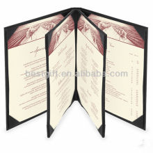 fancy 4 sides menu holders and stands