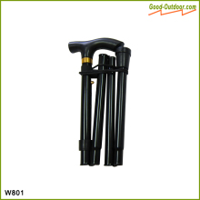Foldable Black Classic Aluminum Fritz Canes Walking Sticks For Sale