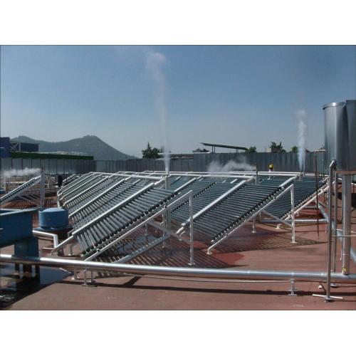 non-pressurized solar collector for large scale application