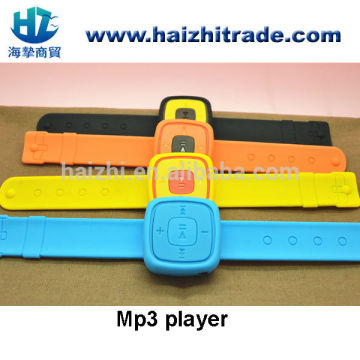 New silicone wrist watch mp3 player,children mp3,watch mp3 player