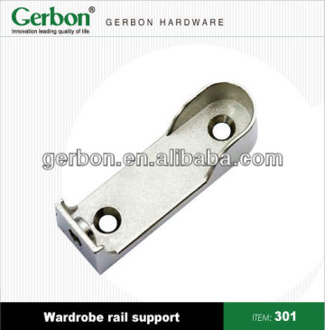 wardrobe rail support