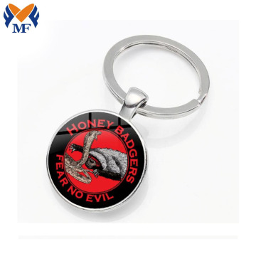 Custom Printed Epoxy Keychain With Logo