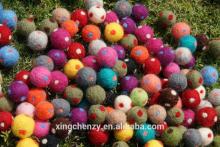 Colored 100% wool felt ball