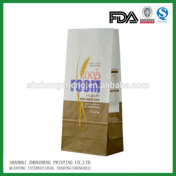 2 layers wheat flour packaging bag