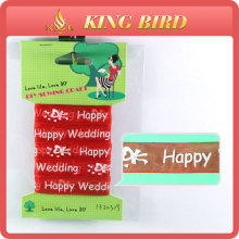 DIY organza ribbon for wedding decoration