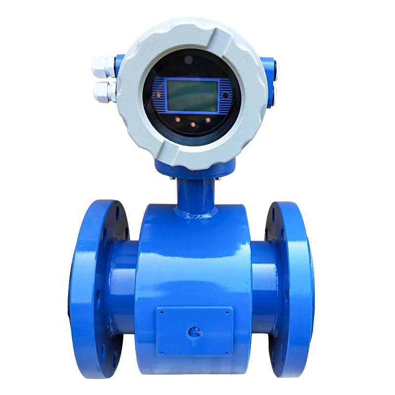 Electronic Flow Meter Meter Flow Ultrasonic 2X16LCD Display