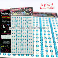 self adhesive pearl sticker/pearl diamond sticker/scrapbooking sticker