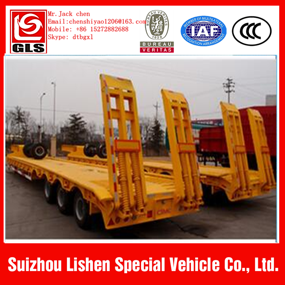 extendable low bed trailer