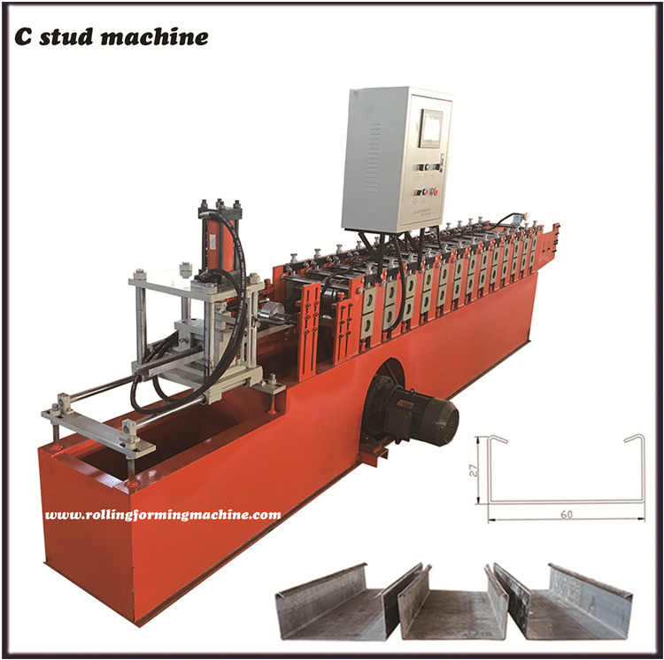 Omega hat roll forming machine