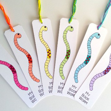 Custom bookmark printing with tiny string