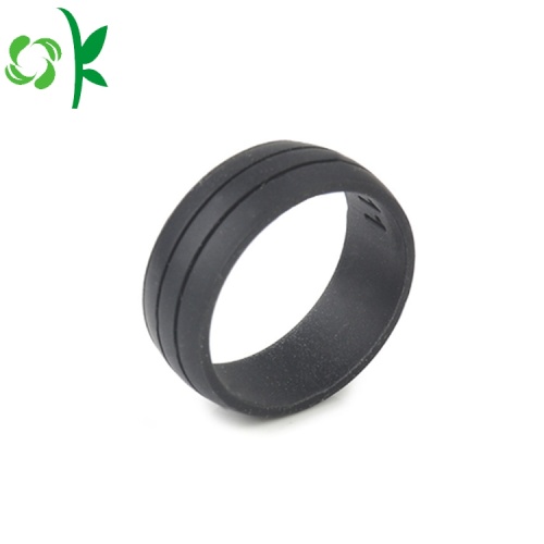 Lớp đơn màu Silicone cưới tốt nhất Engagement Ring