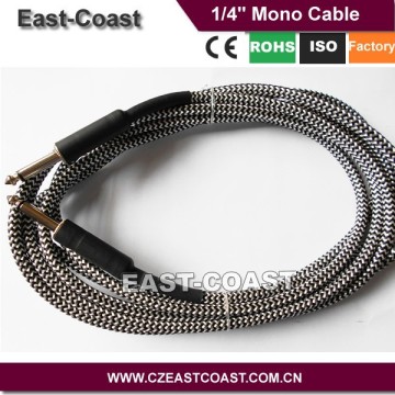 Premium 6.35mm Mono Male to Male Guitar Cable