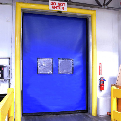 Electric Speed Freezer Zip Cold Storage Curtain Door