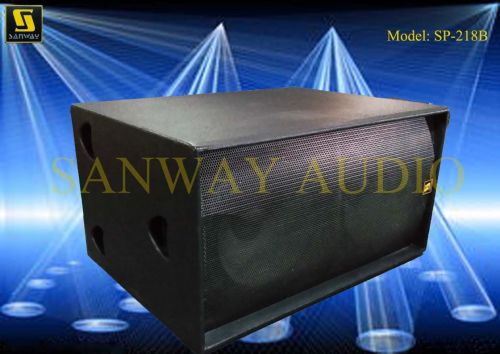 Dual 18'' Audio Speaker Cabinets , Outdoor Subwoofer Speaker Box