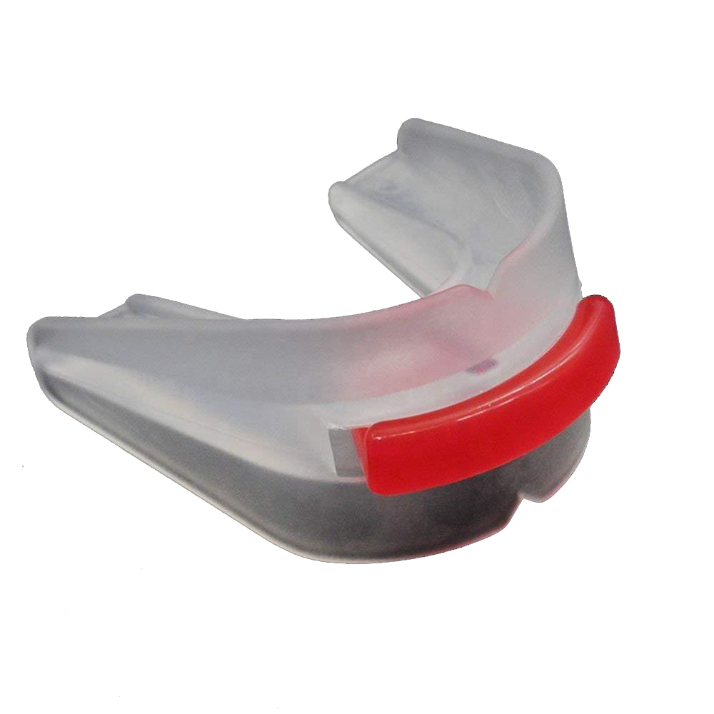 2020 Double Braces Mouth Guard  Latex Sports Mouthguard with Plastic Box for Football Basketball Boxing  Rugby