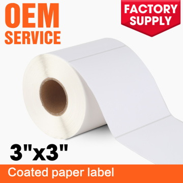 Customized blank sticker thermal transfer label roll