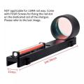 1x25Red Fiber Dot Sight for Shotgun Rib Rail