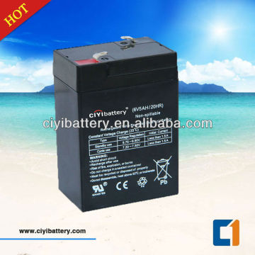 VRLA MF lead acid battery 6v 5ah battery