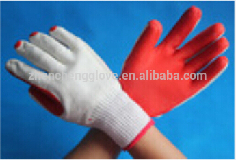 Safety industrial laminated latex working gloves/disposable working gloves