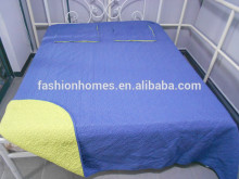 Blue Ultrasonic Quilting Fabric Quilted Bedspreads