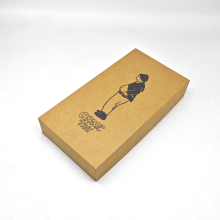 Hot Sale Custom Brown Kraft Paper Box