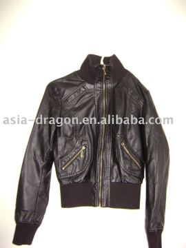 men's pu leather jacket