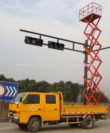 20m working height Mobile Vehicle Mounted Scissor Lift platform