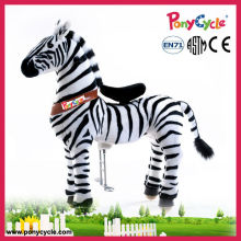 Pony Cycle Plush Zebra Toy