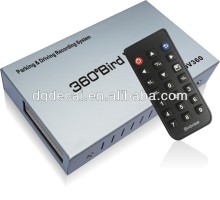 360 degree birdview parking driving 4 Channel camera car black box