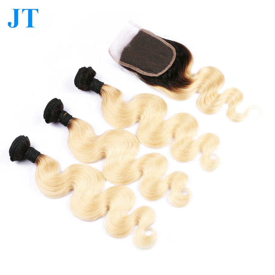 Cheap Body Hair Wave Gold Brazilian Hair Ombre Weave Hair Rio De