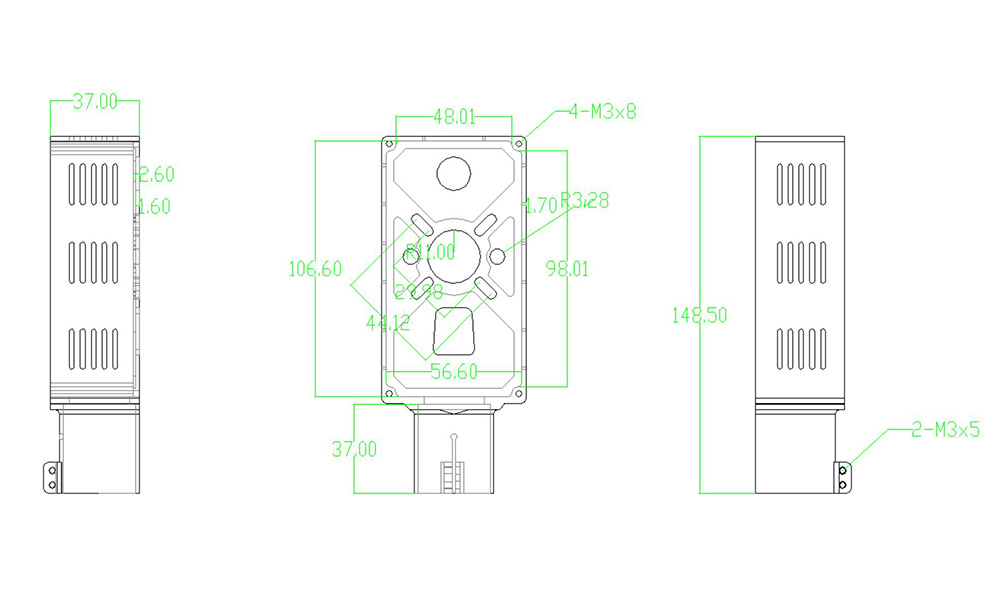 M30-V3 motor mount measurments