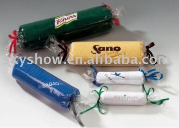 Bath Towel with Candy Pack