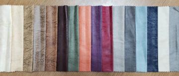 Poly Leather Look Sofa Fabric Upholstery for Furniture