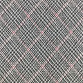 Jacquard lavorato a maglia con disegno pied de poule