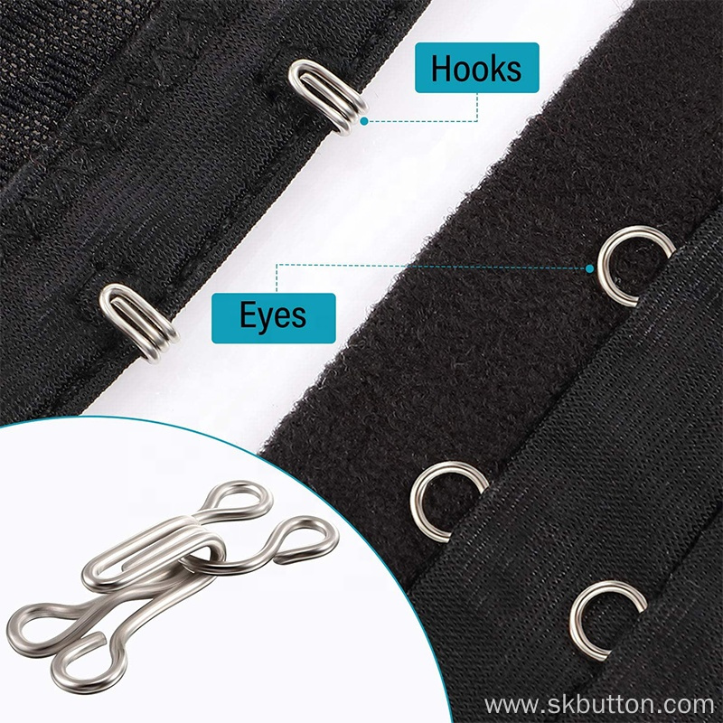 Sewing bra Hooks and Eyes Closure