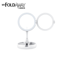 Fold Away LED Makeup Mirror for Personal Care