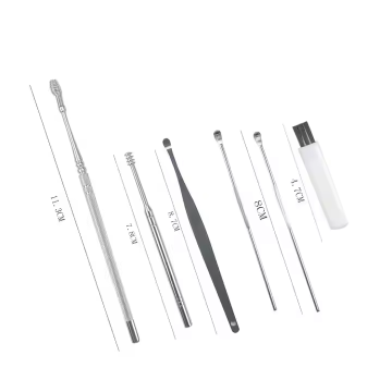 Professional 6-Piece Ear Cleaning Set - Earwax Removal Kit with Ear Pick