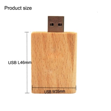 Houten boek USB Flash Drive Custom