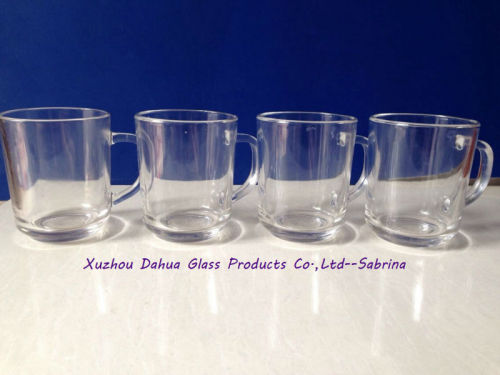 Clear Drinking Glass Cup with Handle High Quality