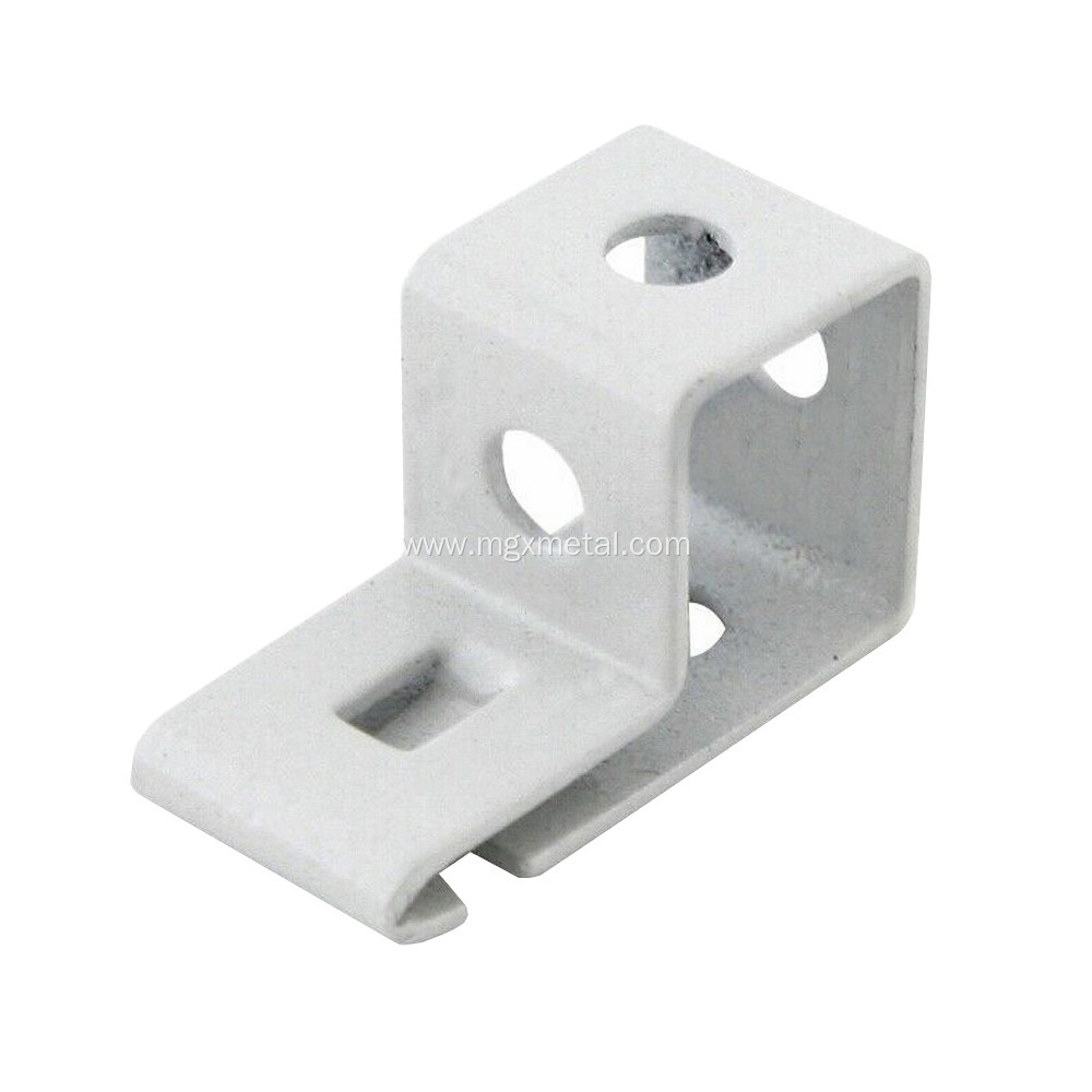 Steel Metal White Ceiling Curtain Track Fixing Bracket