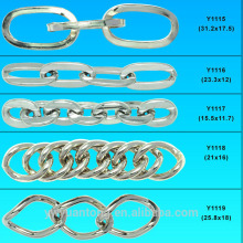 metal handbag chain with nickel color