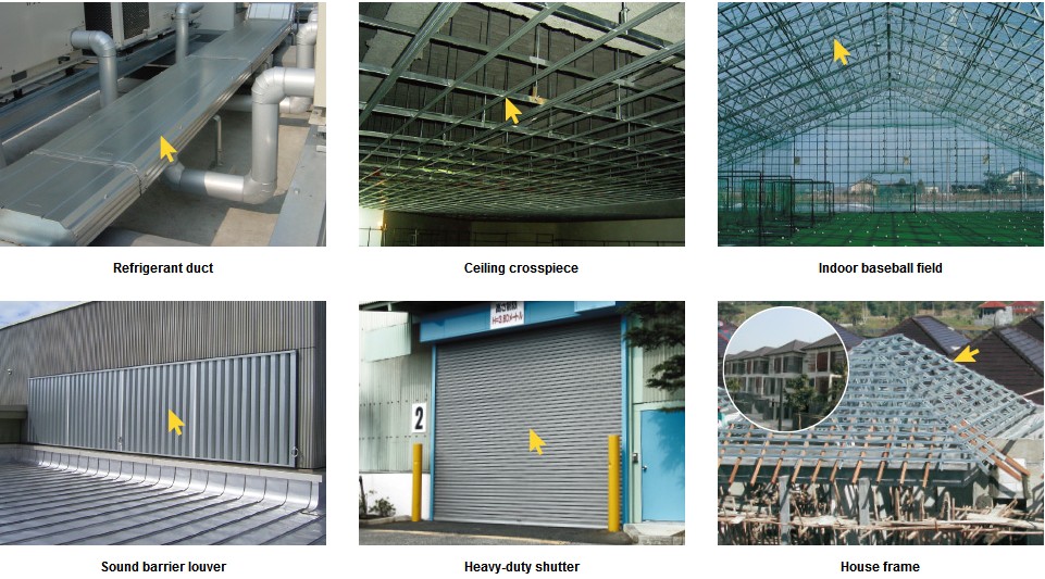 Zn-Al-Mg coating steel structures supplier MESCO STEEL